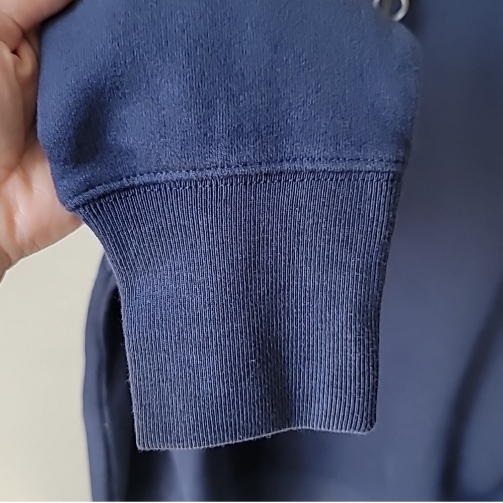 Thakoon Navy Quarter Zip‎ Pullover Sweatshirt - Size Small NWT - Picture 9 of 12